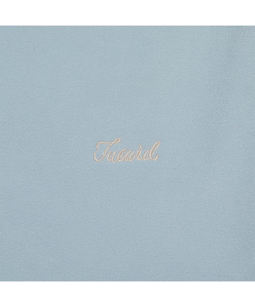 TUEWID Tuewid Light Weight Fleece Set Up Pants In Powder Blue