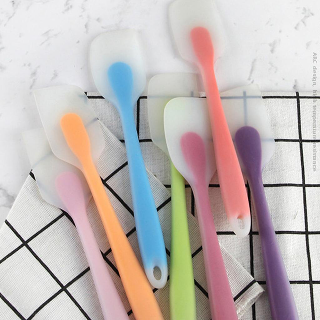 Spatulă Silicon Translucid Integrată Înfășurată Complet Portabilă Rezistentă la Căldură Bucătărie DIY Instrument pentru Copt Gătit