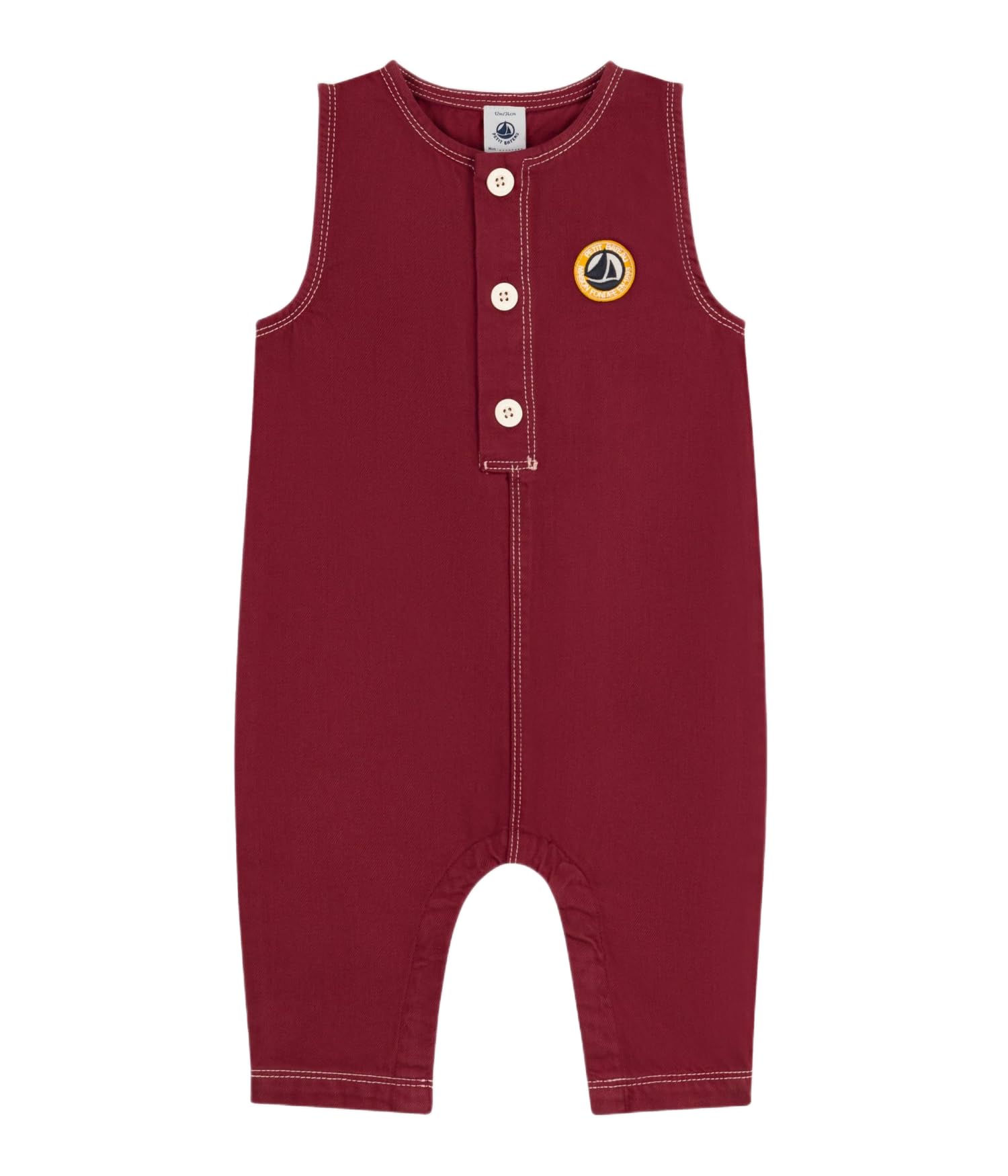 

Petit Bateau Jumpsuit A0E4X 18 81cm Red, Months,