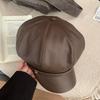 New 2024 Elegant Pu Beret Hat For Women Casual Summer Lightweight Fashion Accessory For Genders All