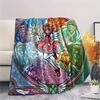 Coperta in Flanella con Stampa Cardcaptor Sakura, Coperta Calda Ultra Morbida di Alta Qualità per Tutte le Stagioni, Coperta Accogliente per Arredamento Casa, Regalo di Natale Perfetto