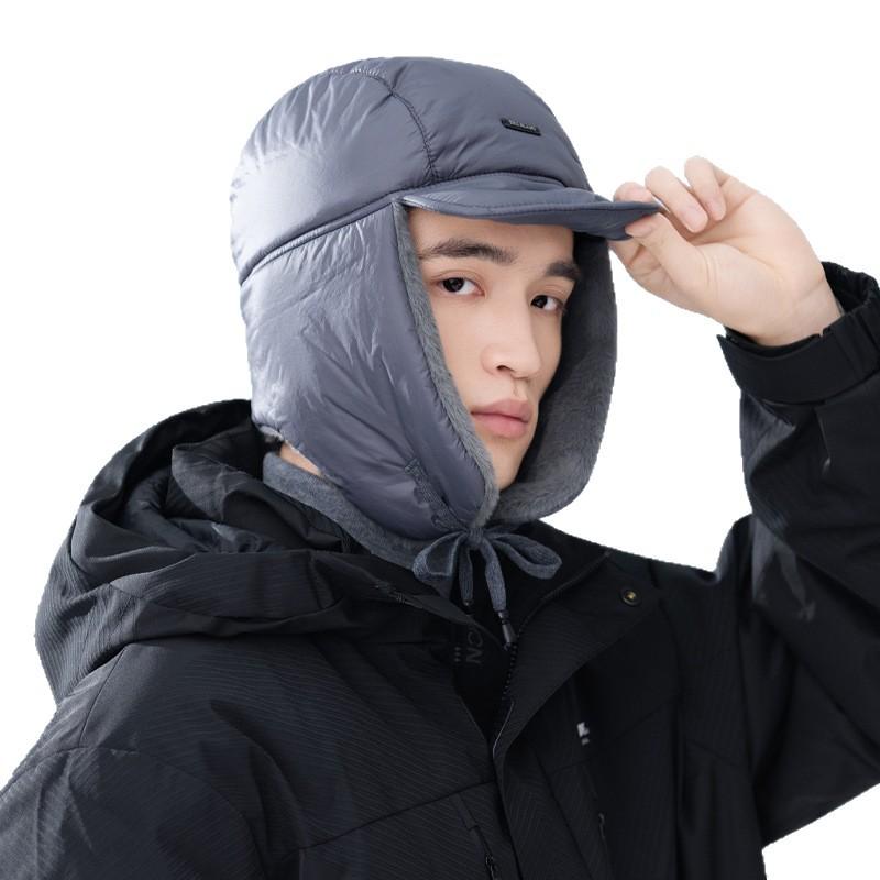 Winter Hat for Women's Retro Plush Lei Feng Hat Outdoor Cycling Windproof and Warm Hat Versatile Plus Velvet Ear Protection Head Hat