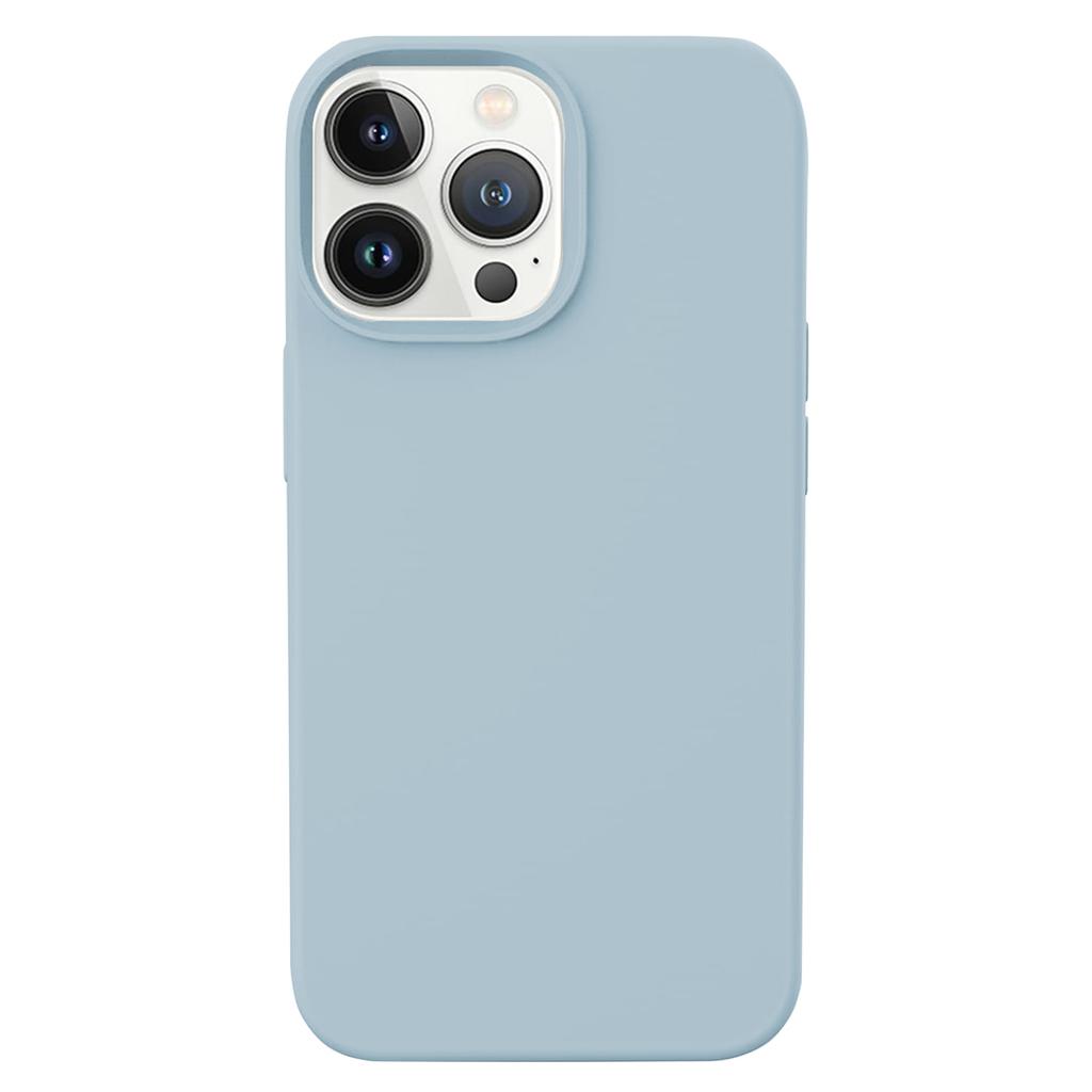 KALEBOL KLB-YTGJ001 For iPhone 12 Pro Case Solid Color Liquid Silicone+PC Phone Cover