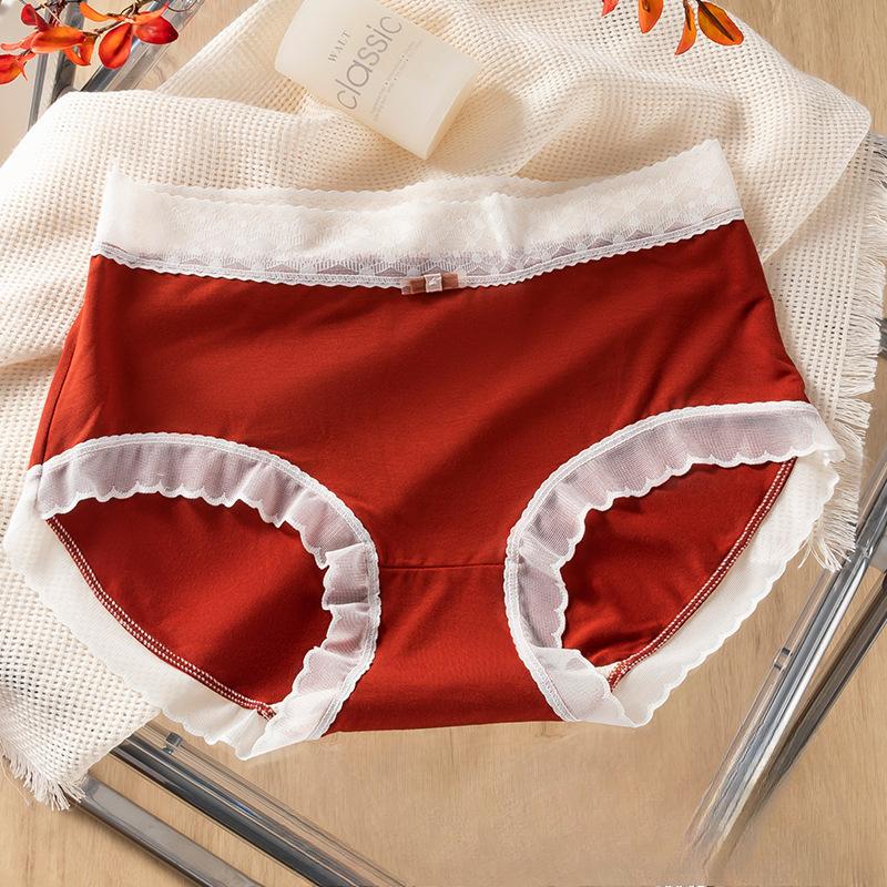 

Нижнее белье Red Lady s Joyful со средней талией, удобное, антибактериальное, с облегающим эффектом и без следов, облегающее нижнее белье One size