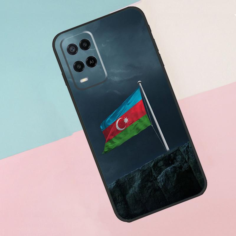 Azerbaijan Flag For Oppo A40 A60 A80 A18 A38 A58 A78 A98 A79 A16 A76 A96 A15 A74 A94 A54 A77 A17 Phone Case