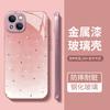 Ins Internet Celebrity Same Fresh Flash Star Mobile Phone Case Apple 14 High Value Protective Case iPhone17Pro Glass Case