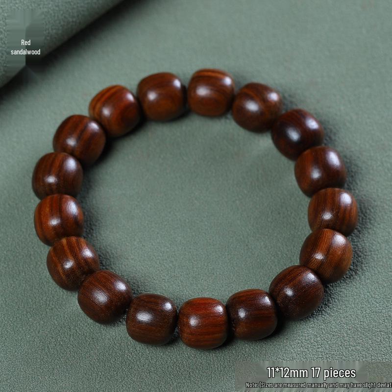 Temple Sandalwood Multi-Treasure Buddhist Rosary Beads Bracelet - Wenge Accessories Gift
