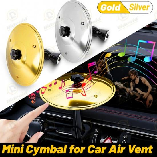 Mini Car Crash Cymbal Car Drum Cymbal Air Vent, Make Your Driving More Fun