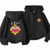 Kids Boy Girl Zip Hoodie Tops Casual Sweatshirt Boys Girls Letter Autumn Trendy Outerwear
