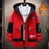 Men's Winter Warm Jacket Lined Thickened Loose Large Size Snow Jacket