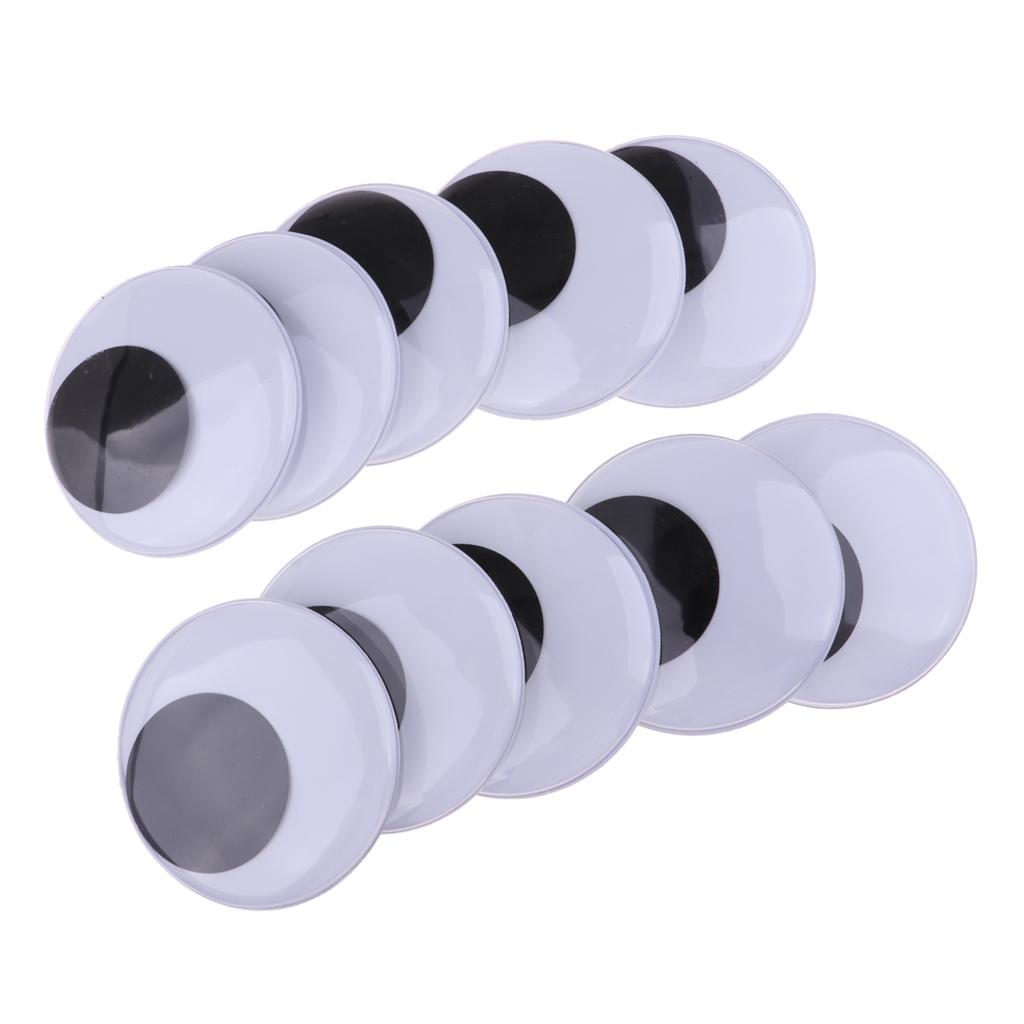 Buy 10pcs 76mm Plastic Eyeballs Eyes for Kids DIY Craft Toy Supplies Accessories at affordable