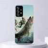 Carp Fish Fishing Rod Hook Soft Case For Samsung Galaxy A16 A15 A14 A13 A56 A55 A54 A53 Phone Cover A36 A35 A34 A33 A26 A25 A24