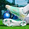 Men Long Spikes Soccer Shoes Fast Football Shoes Society Cleats Comfortable Football Field Boots Professional Unisex Sneaker