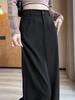 2025 Spring Summer Elegant Suit Wide-leg Pants Women's New Straight Mop Casual Trousers Narrow High Waist Drap Suit Pants