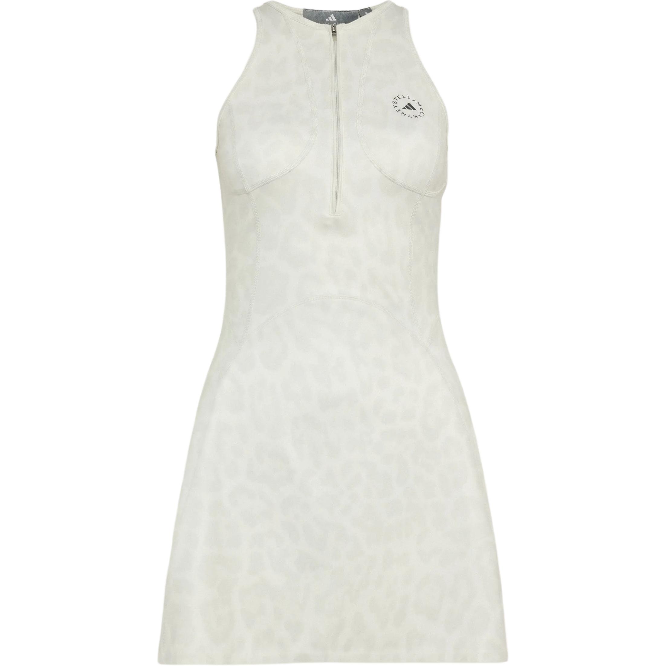 Adidas Stella McCartney Printed Training Backless Half-Zip Sleeveless Dress Women Dresses KR6169 S