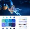 8/10/12/15 Grid Box: Seed Beads, Sequins, Imitation Pearls for DIY Necklaces & Phone Chains