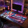 Erling Haaland Custom Large Mouse Pad, Personalized Name Text Print, Football Logo Non‑Slip Desk Mat Gaming Gift