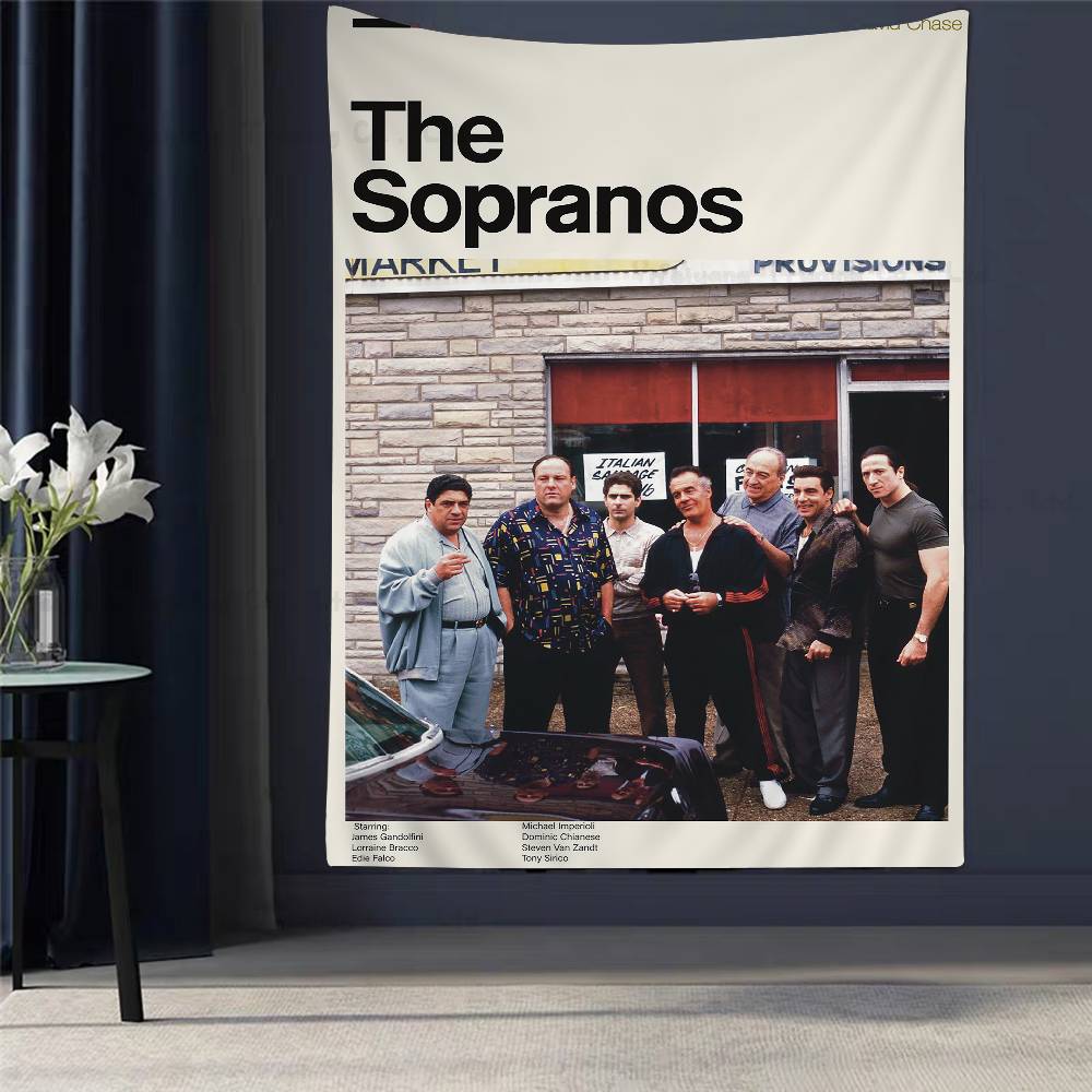 Tessuto Decorativo Classico Film Serie TV I Soprano Stampa Artistica Sci-Fi Stanza Arredamento Casa Decorazione Murale Decor