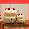 Giocattolo Torta Fragola Peluche Con Imbottitura Morbida in Cotone PP Per Bambini e Ragazze Idee Regalo
