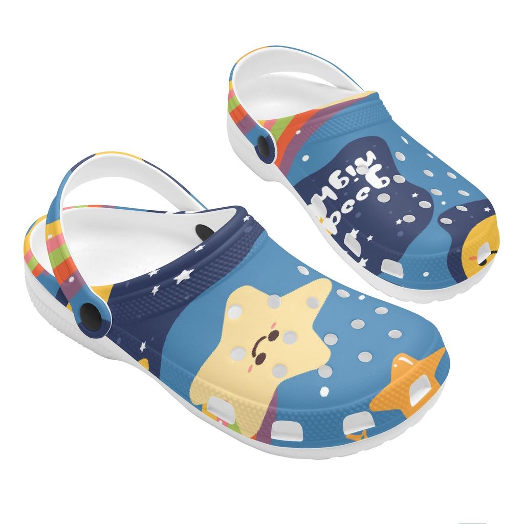 Graphic Printed EVA Clogs Slippers Women Men Easy Clean Lightweight Slip On Casual Sandals Lightweight Soft Sole Summer Daily Wear