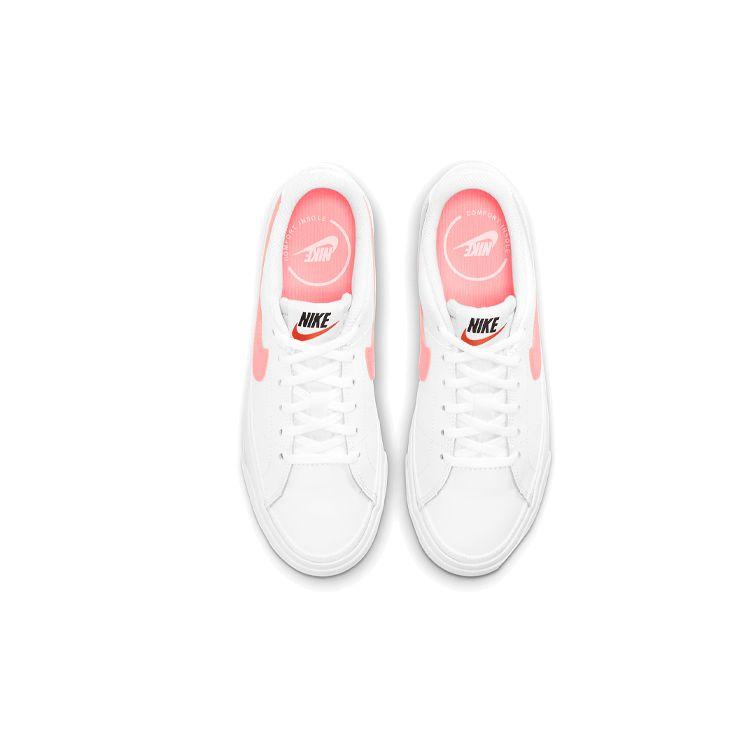 Nike Court Legacy GS White Sunset Pulse Kids Sneakers DA5380-103