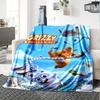 Grizzy & Lemmings Blanket Soft Warm Cozy Suitable for Chair Office Chair Bedding for All Seasons Modern Best Holiday Gift for Friends Family