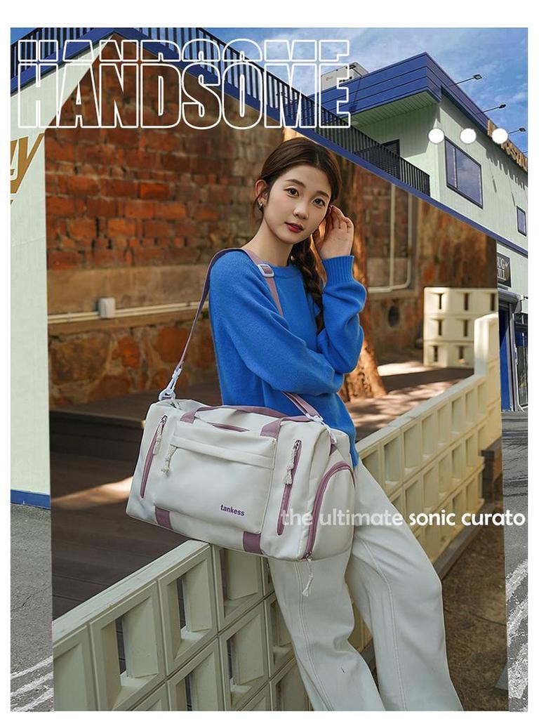 Unisex Nass/Trocken Sport- & Reisetasche: Geräumig, Langlebig, Lässiges Design für Kurztrips, Yoga und Gepäckbedarf