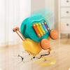 Learning To Walk Pull String Snail Car Toy Cartoon Pet Pull-Along Snail Toy  Early Education