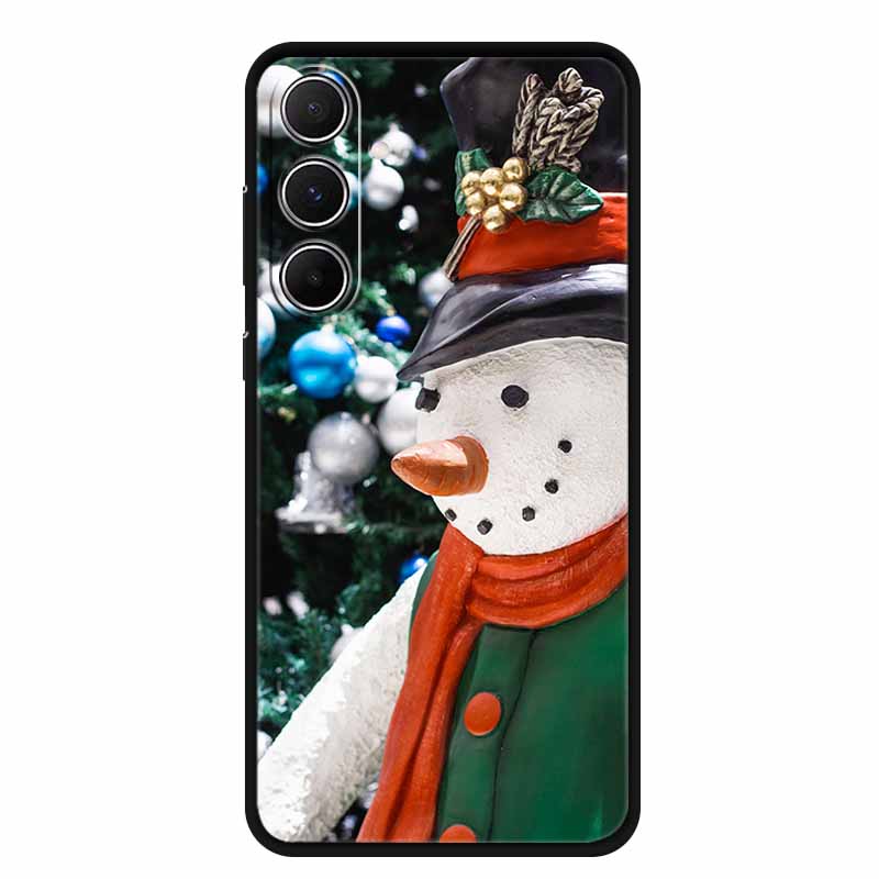 Christmas Phone Case For Samsung A17 5G 2025 Case Soft Black Silicone Bumper For GalaxyA17 17 5G TPU Coque Samsung Galaxy A17 5G
