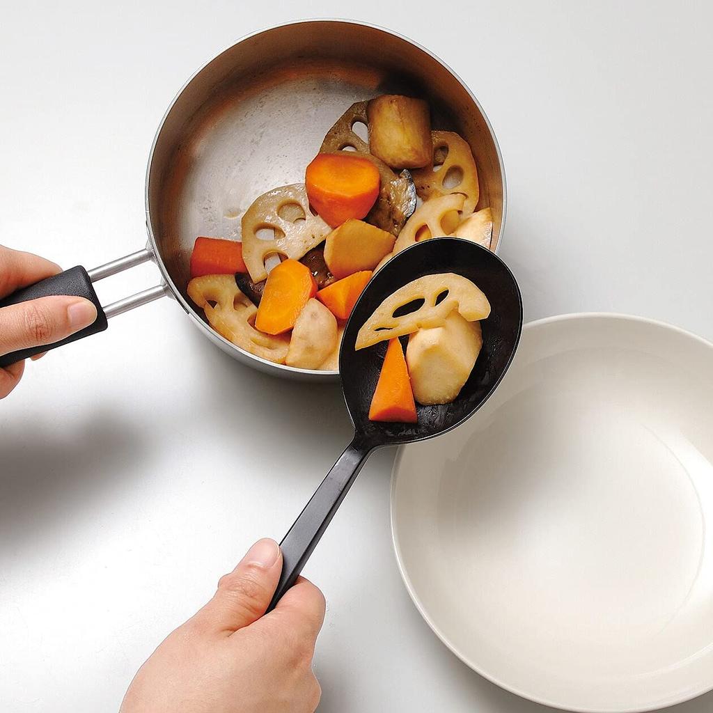 MUJI Silicone Cooking Spoon 26cm Black