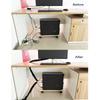 50cm Black Cable Organizer Zipper Type TV Computer Cable Sleeve Insulated Protective Office Cable Hidden Storage Management