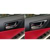 Replacement For Lexus IS250 NX200 200t 300h 2pcs Set Interior Door Handle Panel Cover Frame Sticker Carbon Fiber