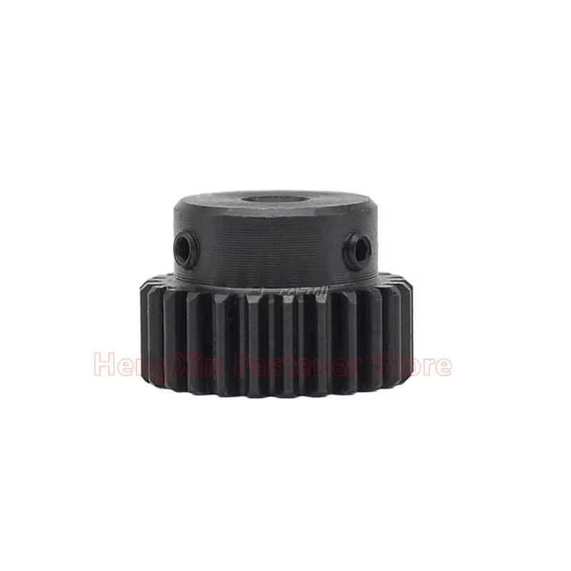 1pcs 18T-27T 1.25M Step Spur Gear 1.25 Mod 18/19/20/21/22/23/24/25/26/27 Teeth 45# Steel Motor Gear Cylindrical Gear Bore 4-17mm