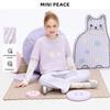 MINIPEACE Girls' Faux 2-Piece Long-Sleeve T-Shirt