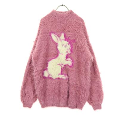 Beauty Products CANDY STRIPPER Animal Pattern Long Sleeve Shaggy Knit Women Used