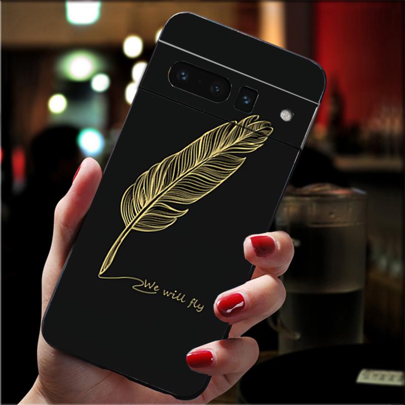 Phone Case For Google Pixel 10 Pro XL 9 Pro XL 9A 8 7 6 Pro Pixel 8A 7A 6A Pixel 8 7 6 5 Feather