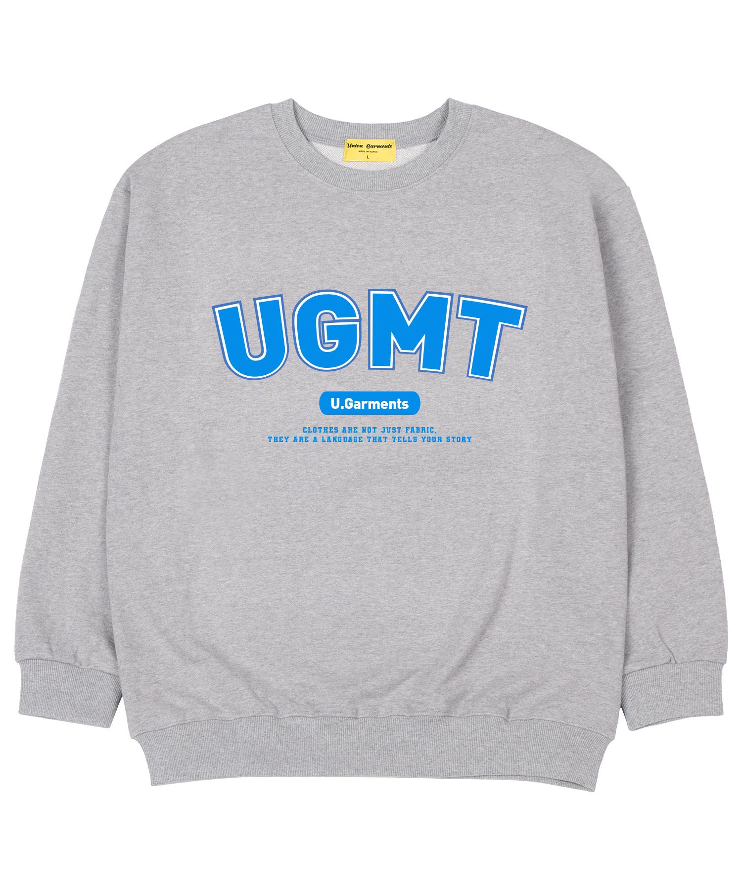 Union Garments Ugmt Логотип Французская Оверсайз Толстовка Серая M