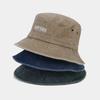 Spring and Summer Cotton Letter Bucket Hat Fisherman Hat Outdoor Travel Sun Cap for Men and Women 85