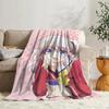 Blankets Charlotte Nordic Travel Fluffy Blanket for Bed Camp Baby Nap Bedroom Soft Sofa Decor Bedding Flannel Birthday Blankets