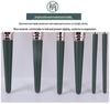 Green Cloud 14-Piece Beginner Makeup Brush Set - Ultra-Soft Bristles for Powder, Eyeshadow & More.