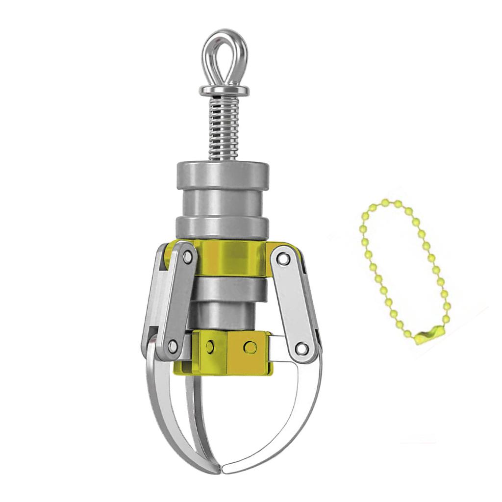 Doll Machine Grab Clip Mini Claw Keychain With Strong Grip ABS Keyring For Fun Portable Keychain Bag Pendant Accessories