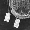 Twelve Constellations Tarot Card Stainless Steel Necklace with Fade-Resistant Pendant