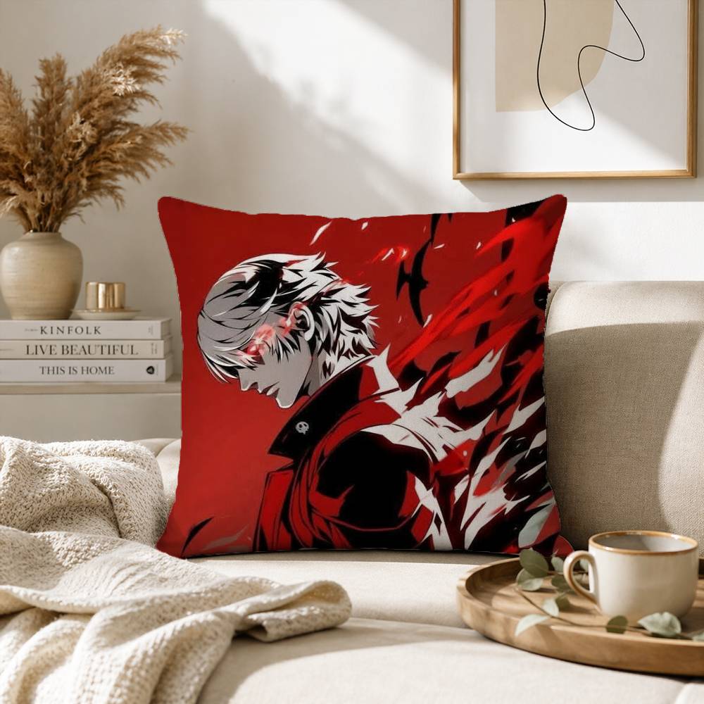 D-Dante D-Devil May C-Cry Pillow Case for Sofa Living Room Home office Decor Protective Cover