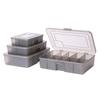 Lure Fishing Gear Storage Box Five-Compartment Design Elegant Gray Small Medium Large Set Special Fishing Bag Accessories Box