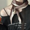 Retro Checkered Diamond Shaped Scarf For Women Korean Versatile Headband Warm Neck Scarf Decor Multifunctional Fart Curtain