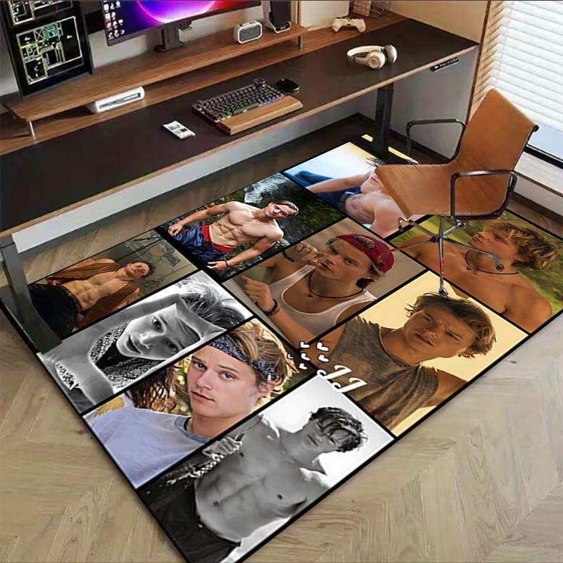 Adventurous Youthful Spirit Carpet For Playroom Bedroom Living Room Sofa Home Decorkids Game Area Rug Nonslip Floor Mat