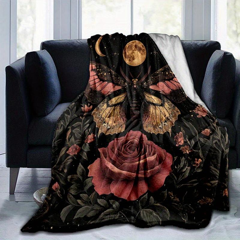 1pc. Celestial Butterfly & Rose Tapestry - Home Decor, Office Blanket, Outdoor Throw, Gift for All Seasonsz0416249