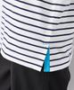 Petit Honfleur Paneled Striped Navy Women's T-Shirt, 521105,