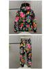 Influencer Winter Style: Peony Floral Thick Cotton Quilt Set & Jacket