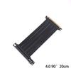 Full Speed PCIE 3.0 4.0 16x Riser Cable Graphics Card Extension Cable PCIE Express GPU Expansion Card Riser Shielded Extender